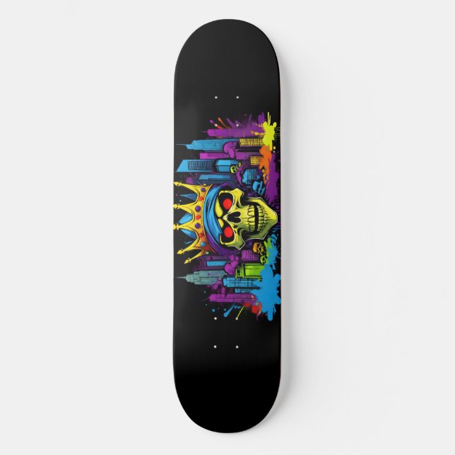 Wildstyle Graffiti 16 Skateboard (Front)
