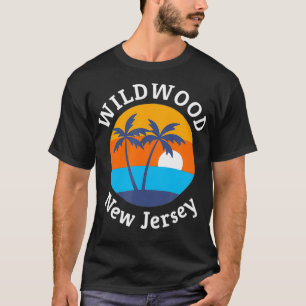 Wildwood Beach New Jersey Summer Vacation Souvenir T-Shirt