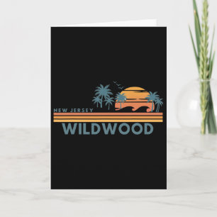 Wildwood Beach New Jersey Summer Vacation Vintage Card