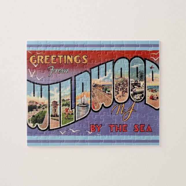 Wildwood By the Sea 8x10 Jigsaw Puzzle (Horizontal)