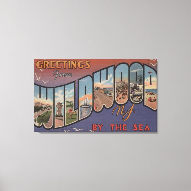 Wildwood-by-the-Sea, New Jersey Canvas Print (Front)