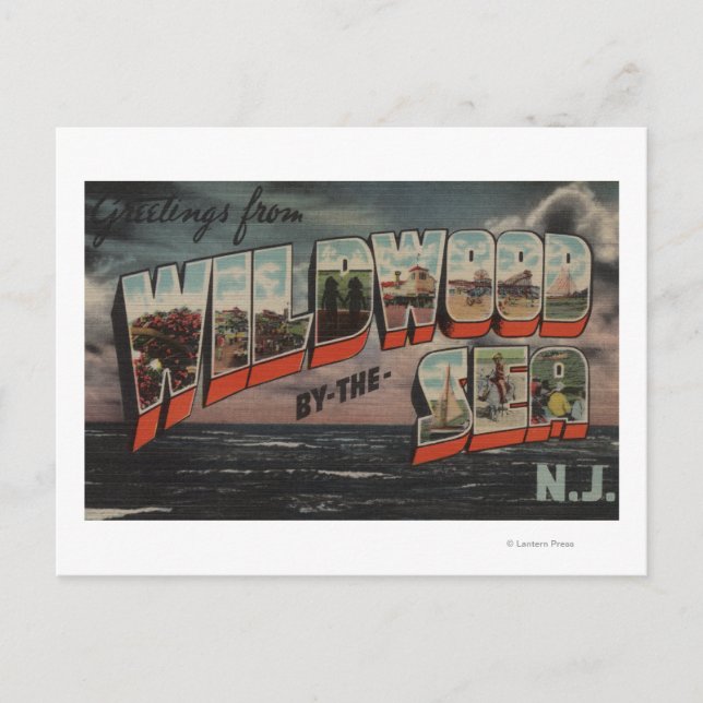 Wildwood-by-the-Sea, New Jersey Postcard (Front)