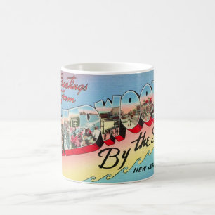 Wildwood by the Sea Postcard Coffee Mug