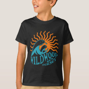 Wildwood New Jersey Beach Front And Back  T-Shirt