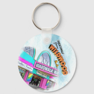 Wildwood, New Jersey Boardwalk Key Ring