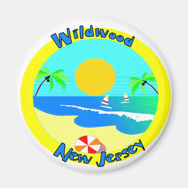 Wildwood, New Jersey Magnet (Front)