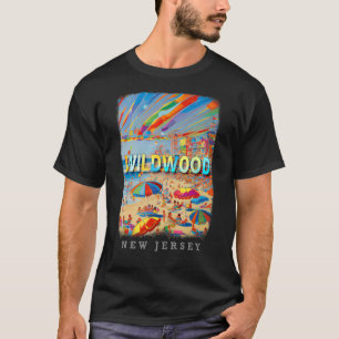 Wildwood New Jersey NJ Beachside Bliss SD897 1 T-Shirt