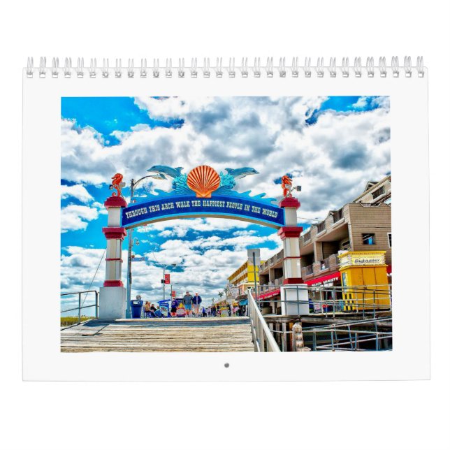 Wildwood New Jersey Photo Calendar (Back)