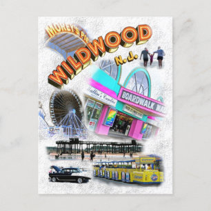 WILDWOOD, NEW JERSEY POSTCARD