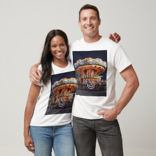 Wildwood NJ – Venetian Carousel at Night T-Shirt