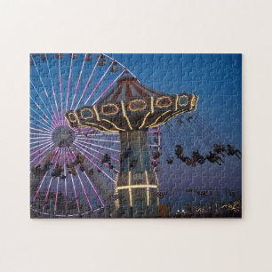 Wildwood NJ – Wave Swing Ride Jigsaw Puzzle