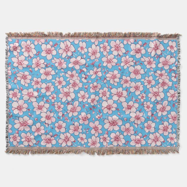  Wildwood Whispers Throw Blanket (Front)