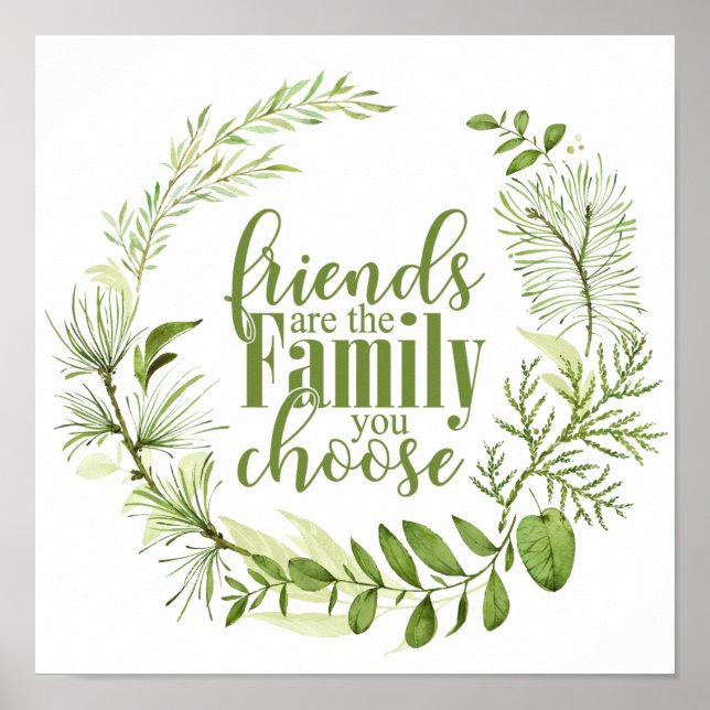 Wildwoods Botanicals - Family Quote Poster (Front)
