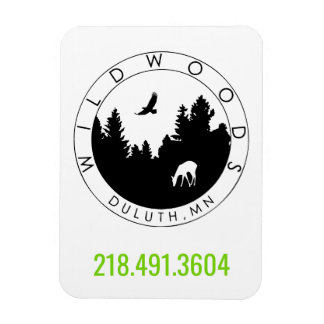 Wildwoods Logo Magnet with Phone Number