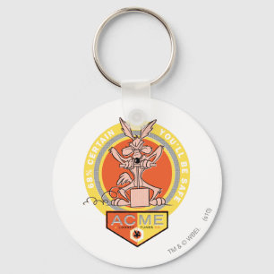 Wile E Coyote Acme - 68% Certain You'll Be Safe 2 Key Ring