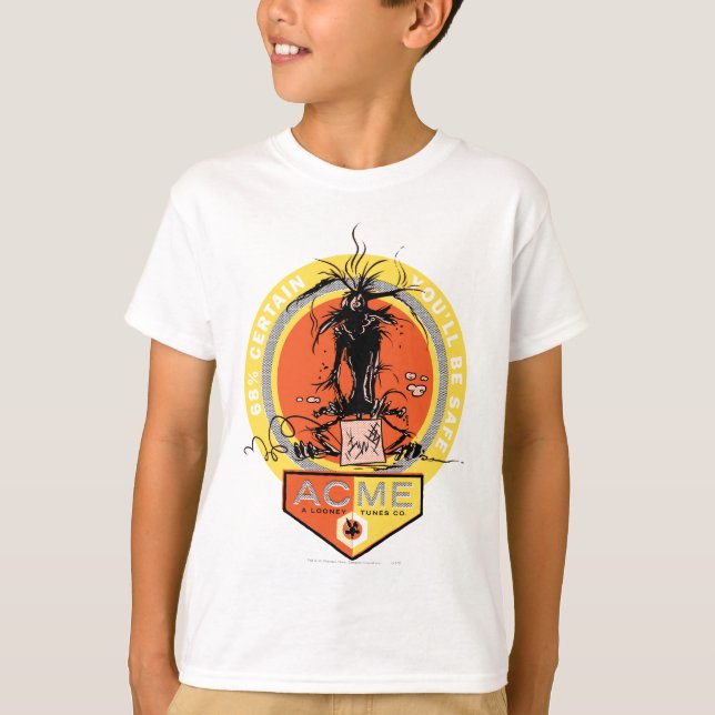 WILE E. COYOTE™ Acme - 68% Certain You'll Be Safe T-Shirt (Front)