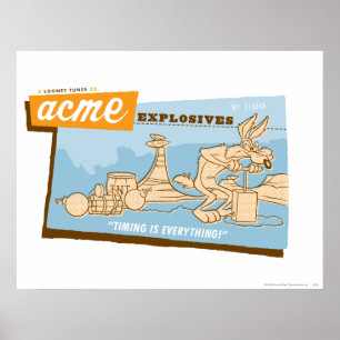 Wile E Coyote Acme Explosives 2 Poster