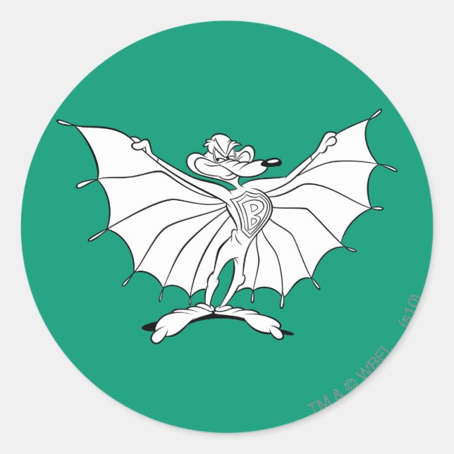 WILE E. COYOTE™ Acme Products 8 Classic Round Sticker (Front)