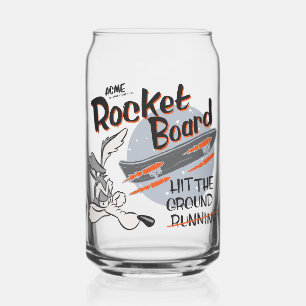 WILE E. COYOTE™ ACME Rocket Board Can Glass