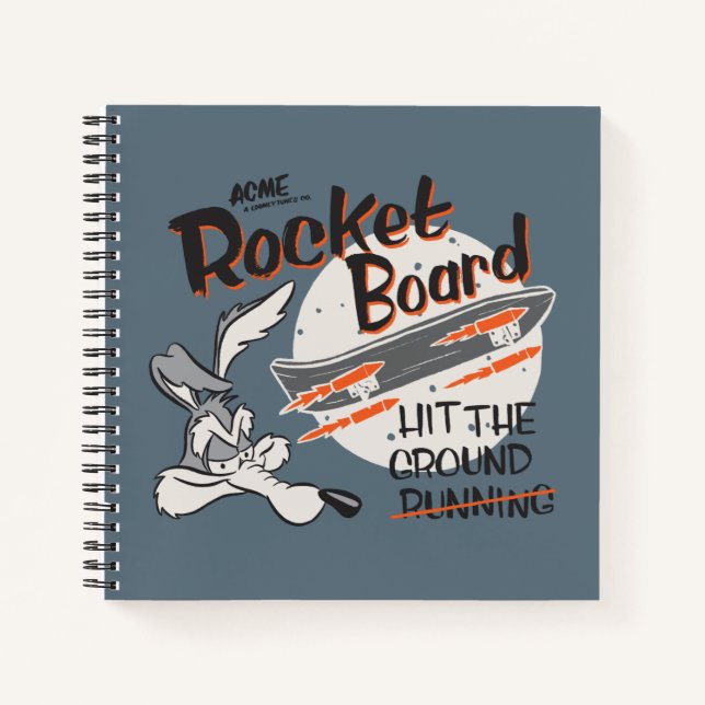 WILE E. COYOTE™ ACME Rocket Board Notebook (Front)