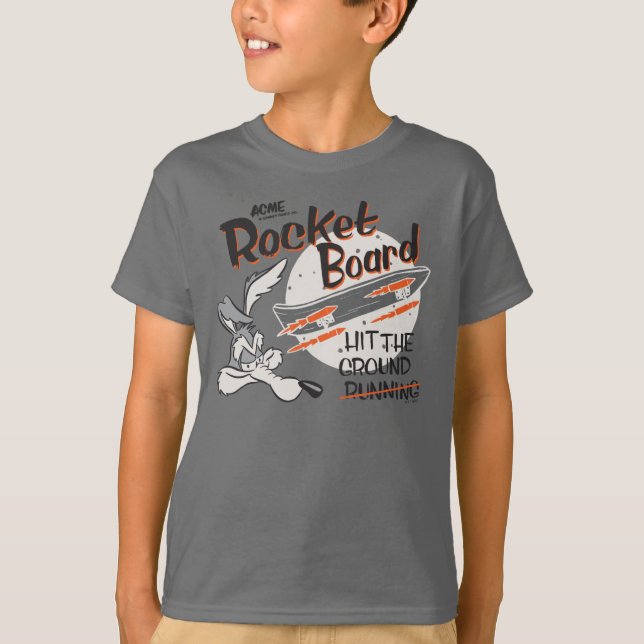 WILE E. COYOTE™ ACME Rocket Board T-Shirt (Front)