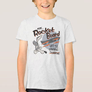 WILE E. COYOTE™ ACME Rocket Board Tri-Blend Shirt