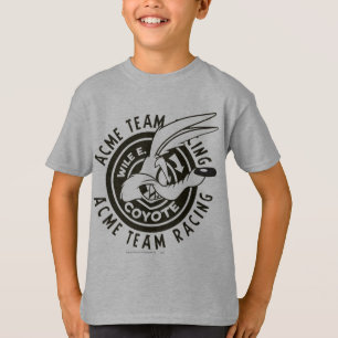 Wile E. Coyote Acme Team Racing B/W T-Shirt