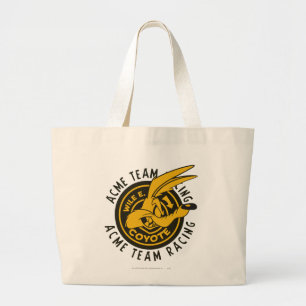Wile E. Coyote Acme Team Racing Large Tote Bag