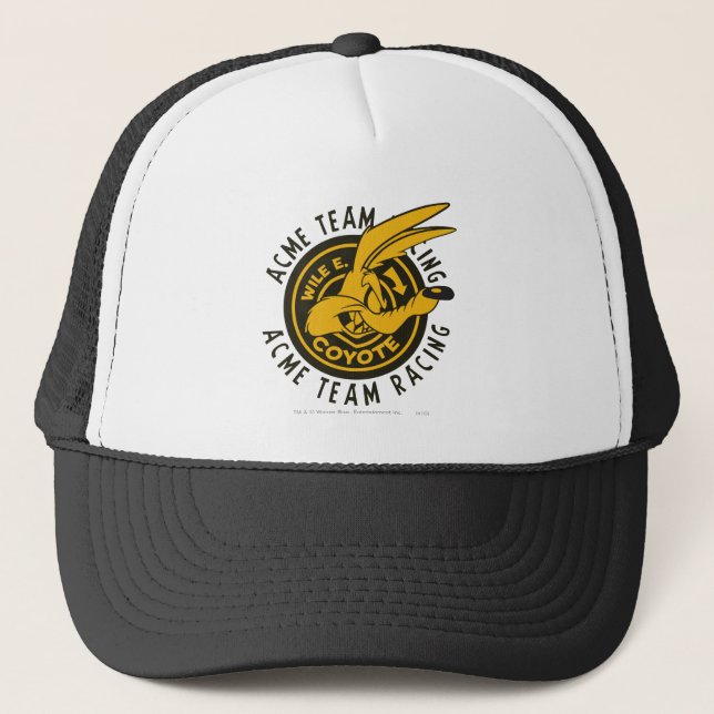 WILE E. COYOTE™ Acme Team Racing Trucker Hat (Front)