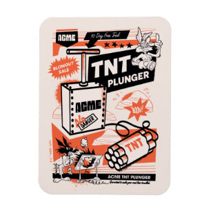 WILE E. COYOTE™   ACME TNT Dynamite Plunger Magnet