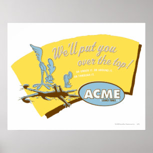 Wile E Coyote and ROAD RUNNER™ Acme Poster