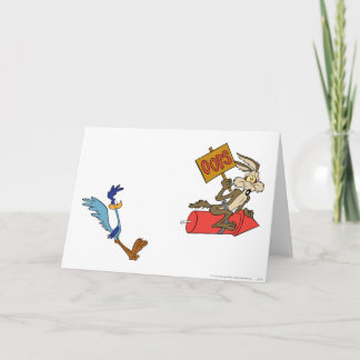 Wile E Coyote and ROAD RUNNER™ Acme Products 5 2 Card