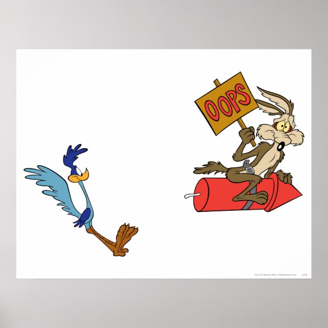Wile E Coyote and ROAD RUNNER™ Acme Products 5 2 Poster (Front)