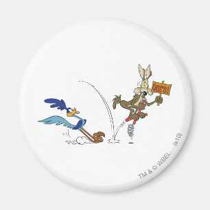 Wile E Coyote and ROAD RUNNER™ Acme Products 7 Magnet