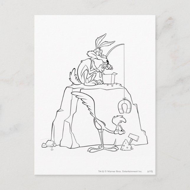 WILE E. COYOTE™ and ROAD RUNNER™ Acme Products Postcard (Front)