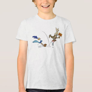 WILE E. COYOTE™ and ROAD RUNNER™ Pogo Stick Tri-Blend Shirt