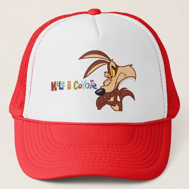 WILE E. COYOTE™ Arms Crossed Trucker Hat (Front)