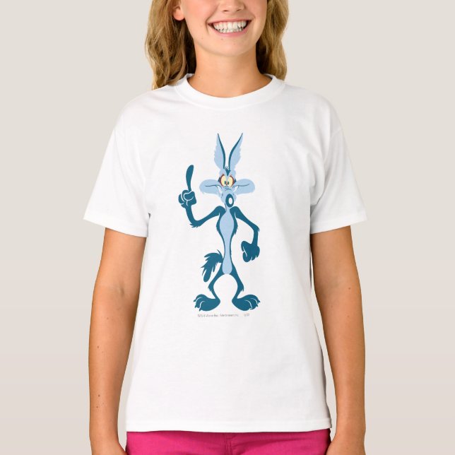WILE E. COYOTE™ Blue Aha! T-Shirt (Front)