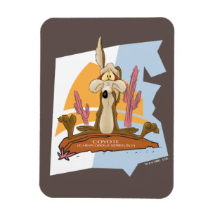 Wile E. Coyote (Carnivorous Seriously) Magnet