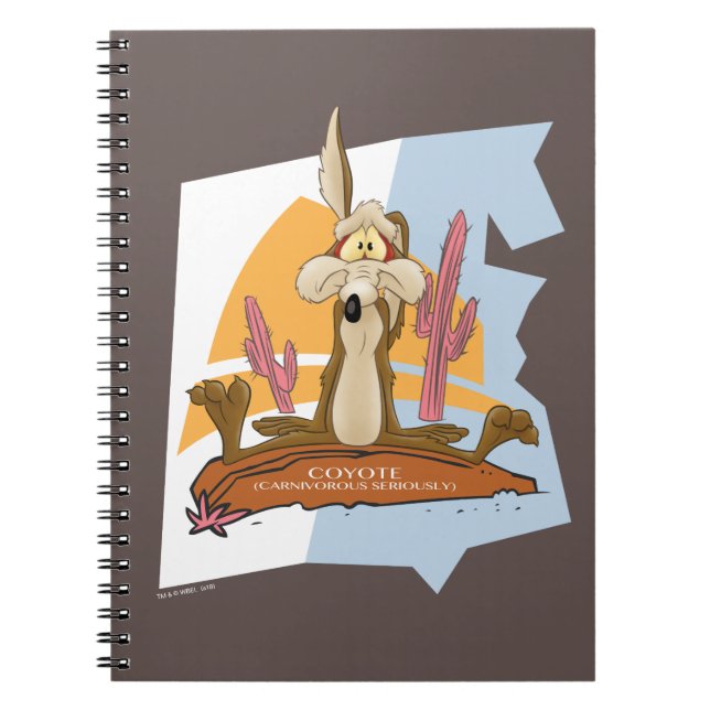 WILE E. COYOTE™ (Carnivorous Seriously) Notebook (Front)