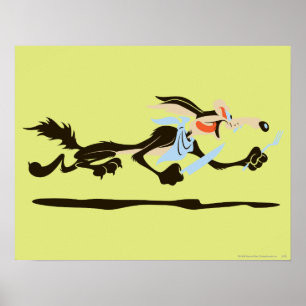 WILE E. COYOTE™ Chasing dinner Poster