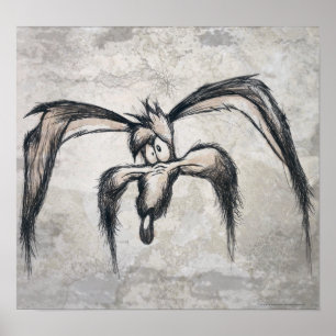 WILE E. COYOTE™ Down on his Luck Poster