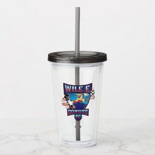 WILE E. COYOTE™ Football Club Badge Acrylic Tumbler