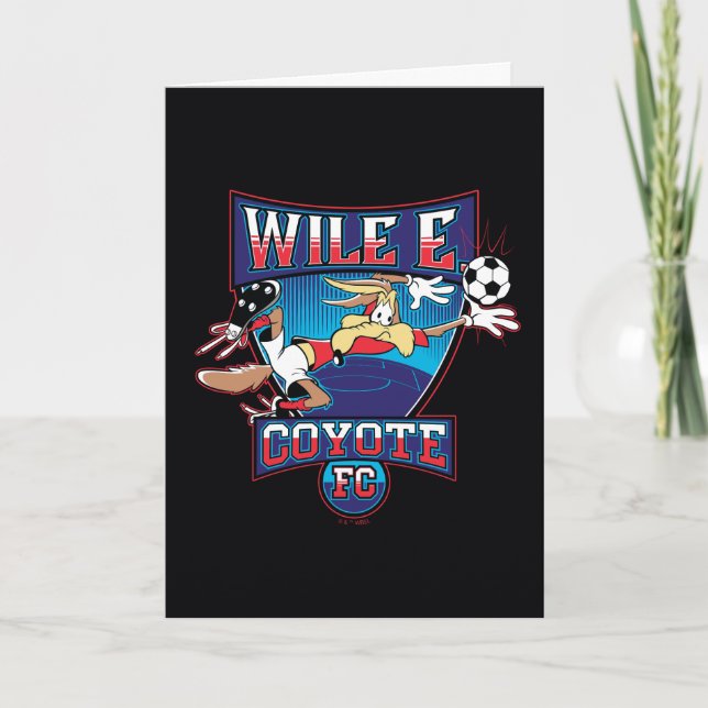 WILE E. COYOTE™ Football Club Badge Card (Front)