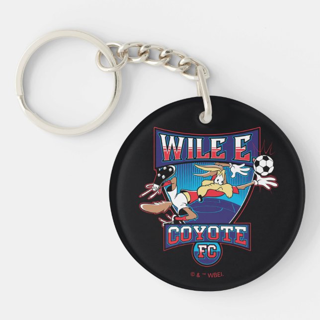 WILE E. COYOTE™ Football Club Badge Key Ring (Front)