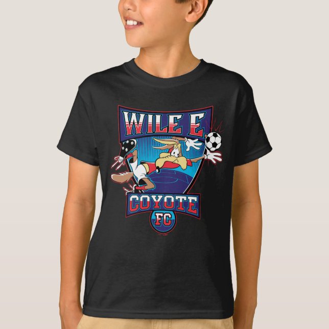 WILE E. COYOTE™ Football Club Badge T-Shirt (Front)