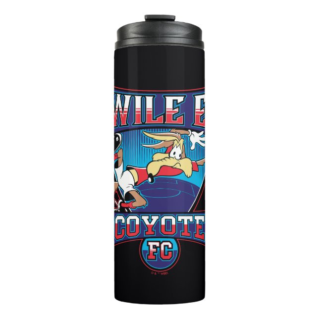 WILE E. COYOTE™ Football Club Badge Thermal Tumbler (Front)
