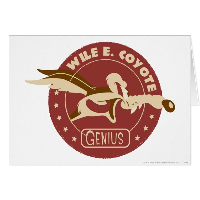Wile E. Coyote Genius (Front Horizontal)