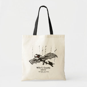 WILE E. COYOTE™   Genius - Have Brain Will Travel Tote Bag