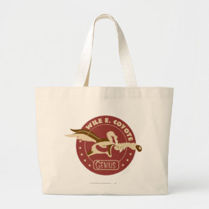 Wile E. Coyote Genius Large Tote Bag